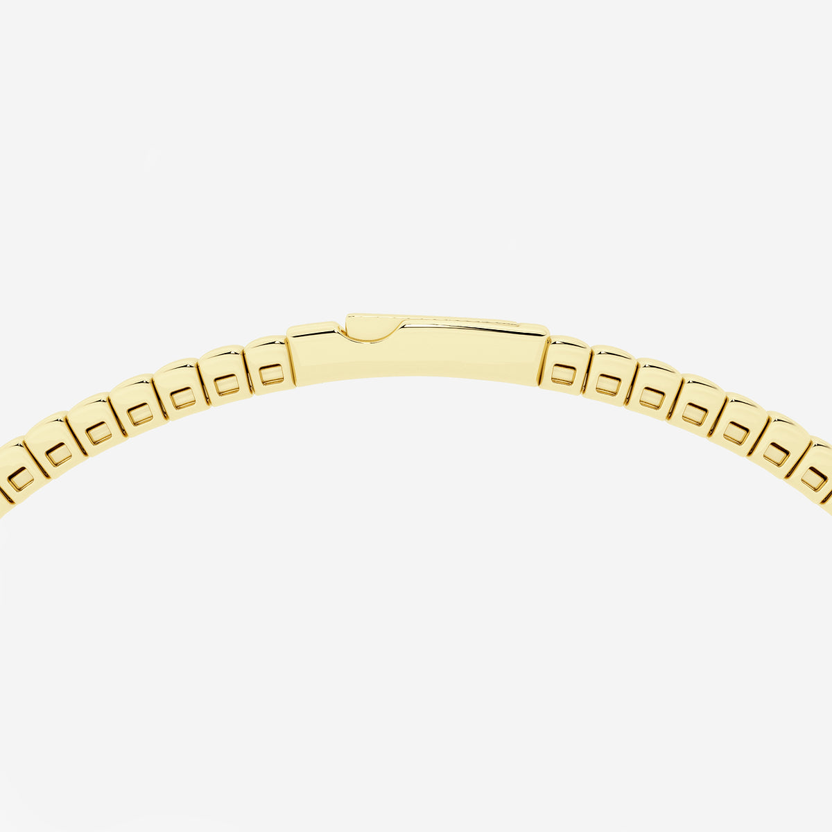Round Lab Grown Diamond Flexible Bangle Bracelet