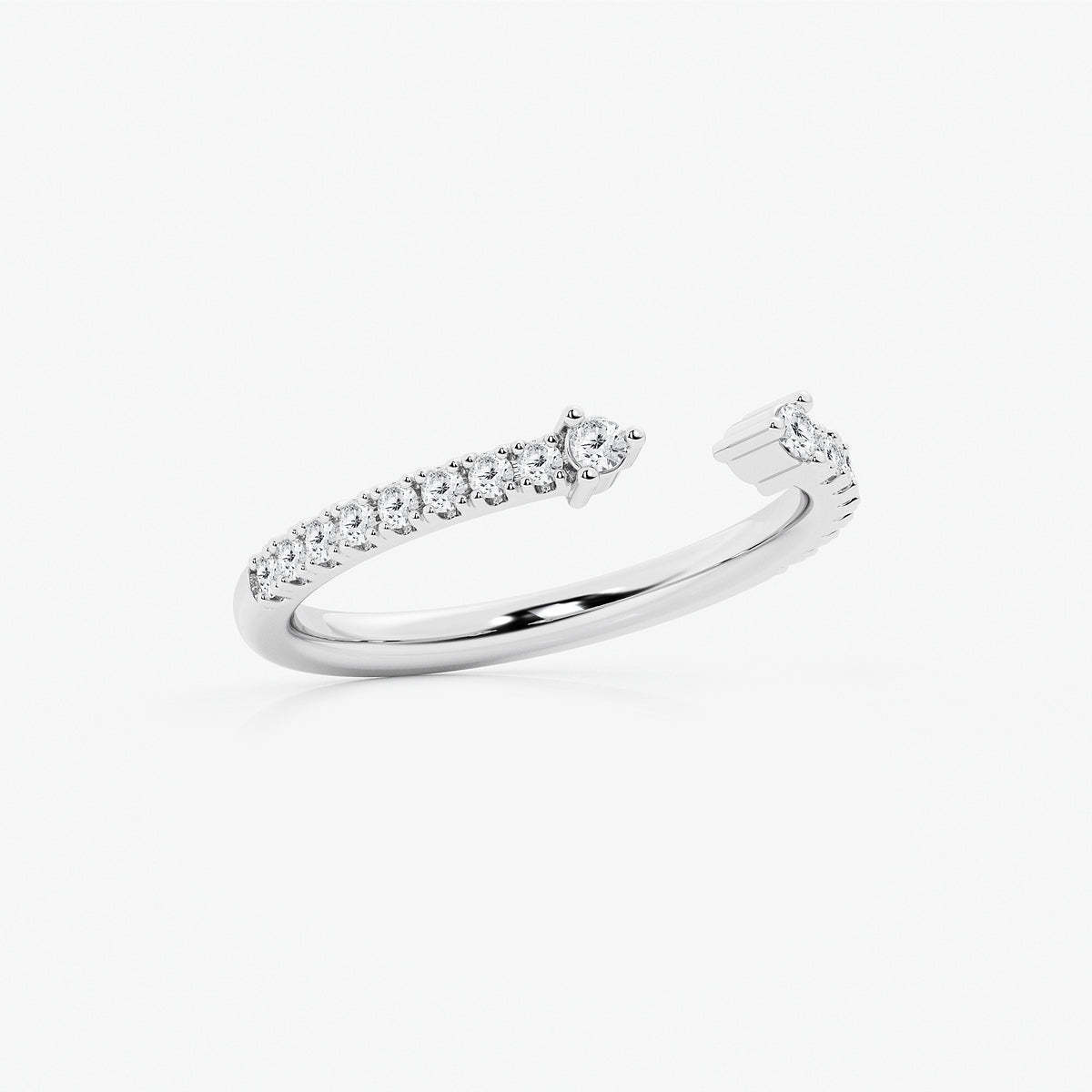 Callie Round Lab Grown Diamond Open Wedding Band