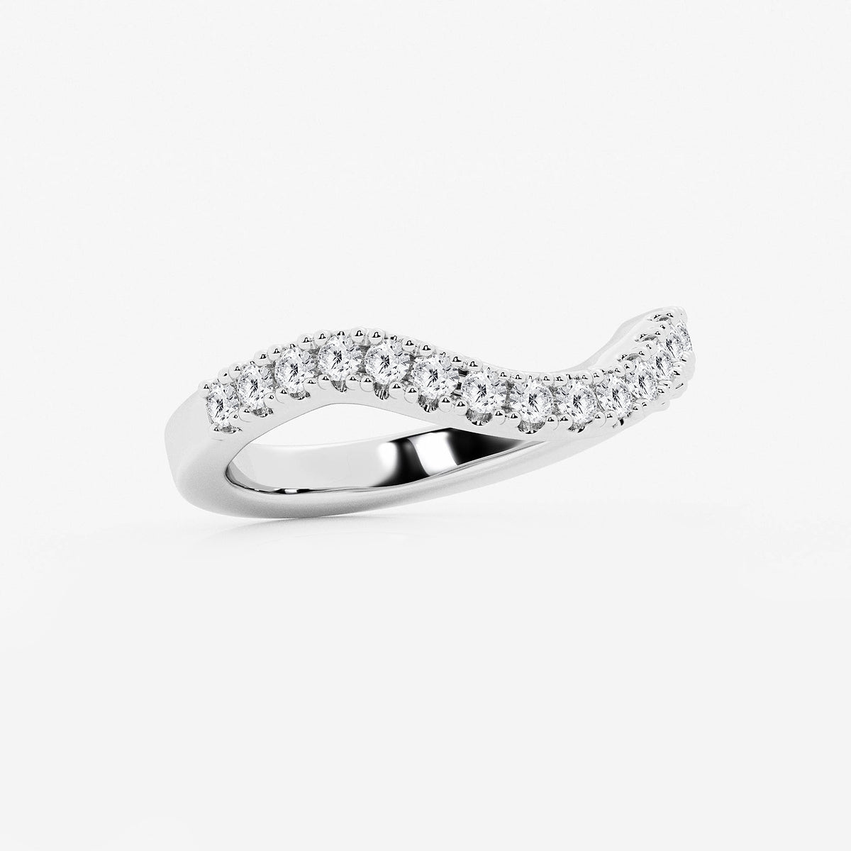 Karla 2/5 ctw Round Lab Grown Diamond Prong Set Wedding Band