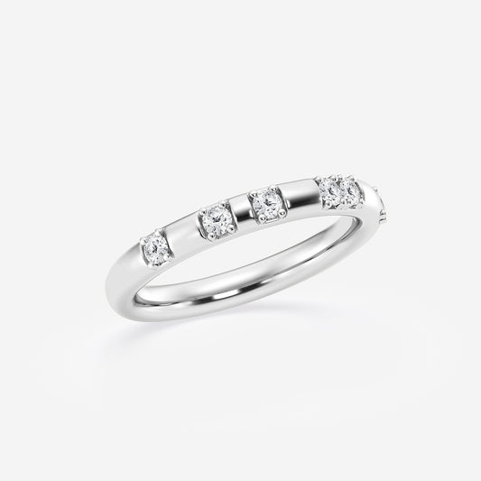 Hayden Round Lab Grown Diamond Contemporary High Comfort Fit Wedding Band