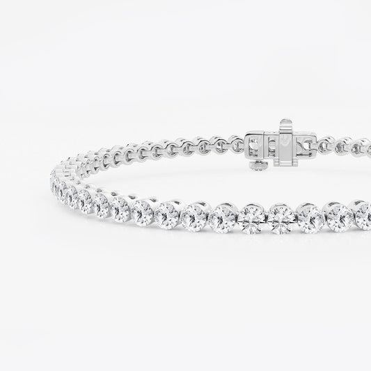 Boundless Eternity Bracelet 14K White Gold, DE, VS1