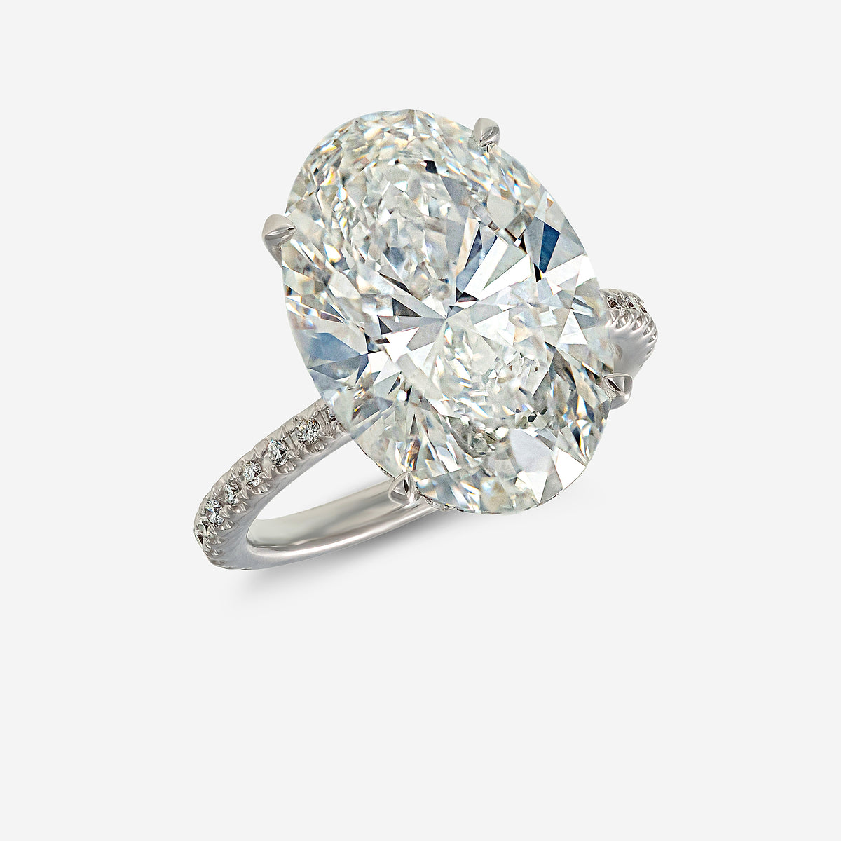 Connaught Oval Diamond Solitaire Engagement Ring