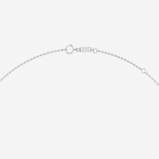 Cultured Freshwater Pearl & Diamond Clover Necklace
