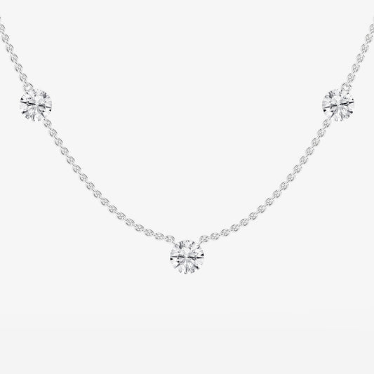 Boundless Diamond Station Necklace