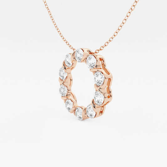 Circle Diamond Pendant