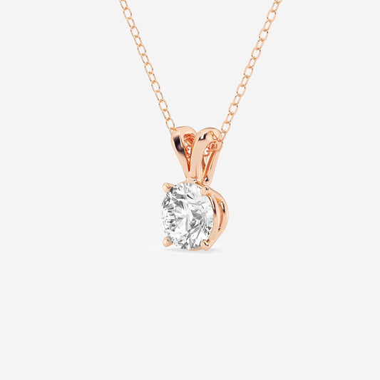 Split Bail Solitaire Diamond Pendant