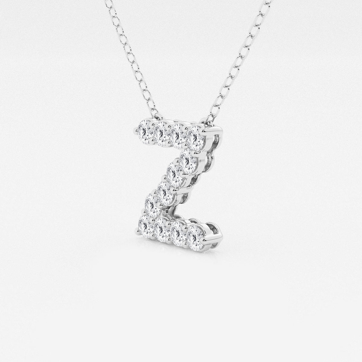 Initial Z Personalized Diamond Pendant