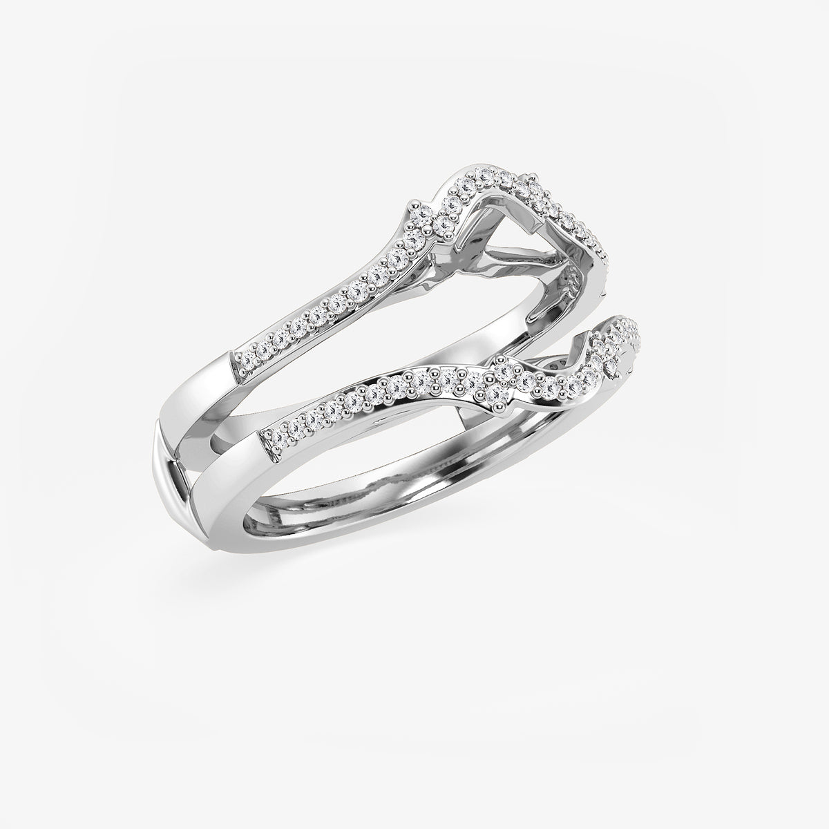 Georgina 1/4 ctw Round Lab Grown Diamond Crown Ring Enhancer