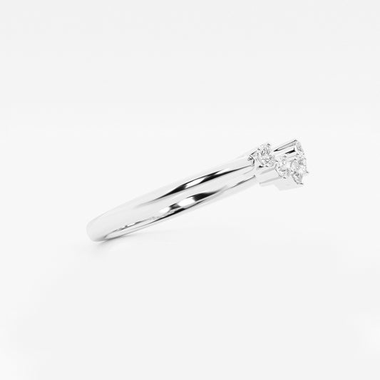 Karina Round Lab Grown Diamond Collar Wedding Band