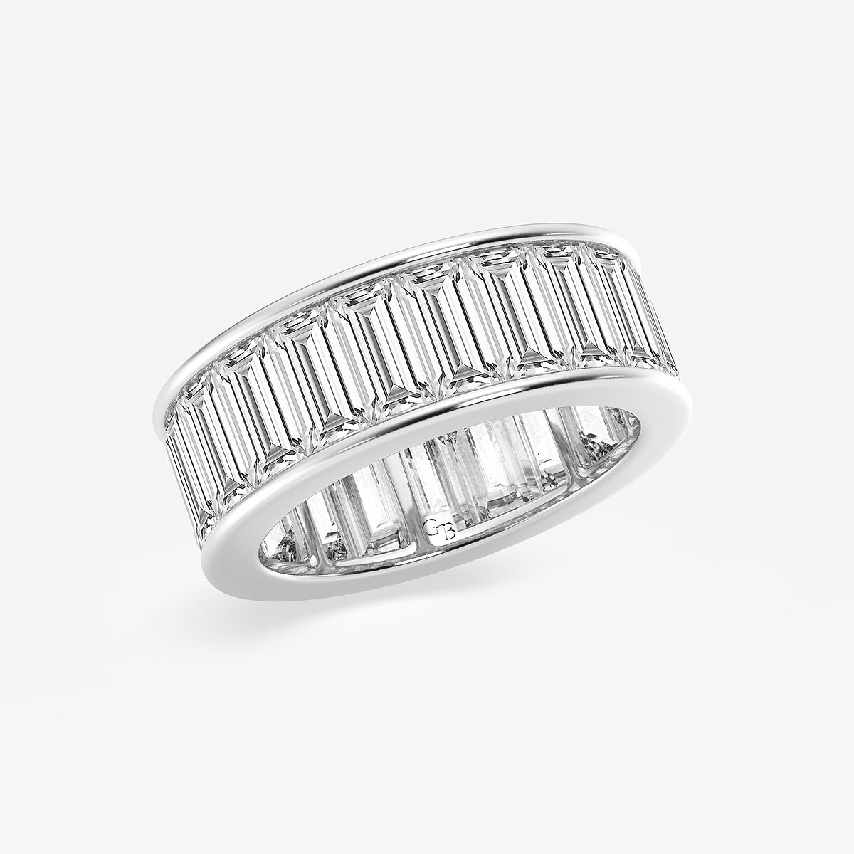 Naomi 6 7/8 ctw Baguette Lab Grown Diamond Channel Set Eternity Band