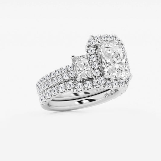Harmony Radiant Diamond Bridal Set
