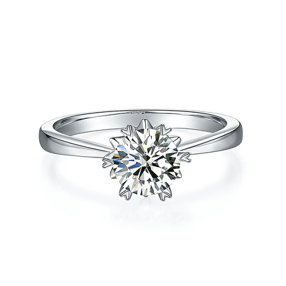 The Classic Solitaire: 6-Prong Ring