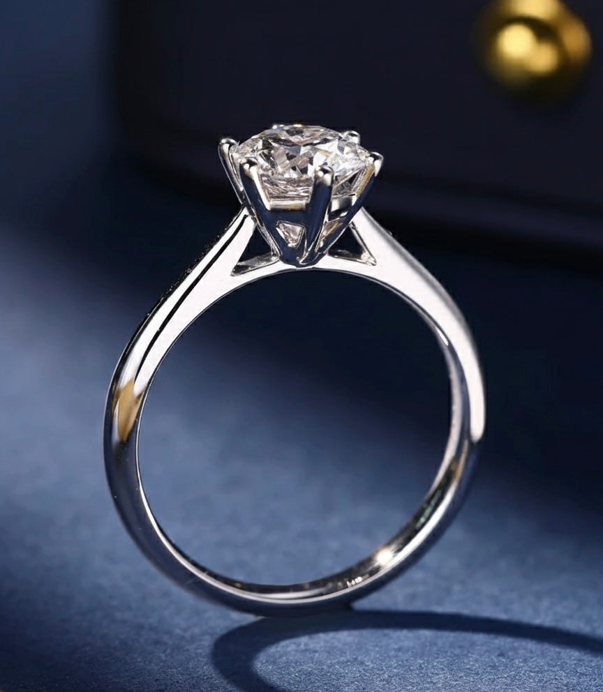 Ascendant Cathedral Solitaire Engagement Ring