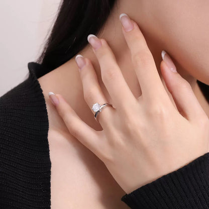 Ethereal Bridge Cathedral Engagement Ring