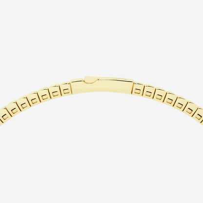 Round Lab Grown Diamond Flexible Bangle Bracelet