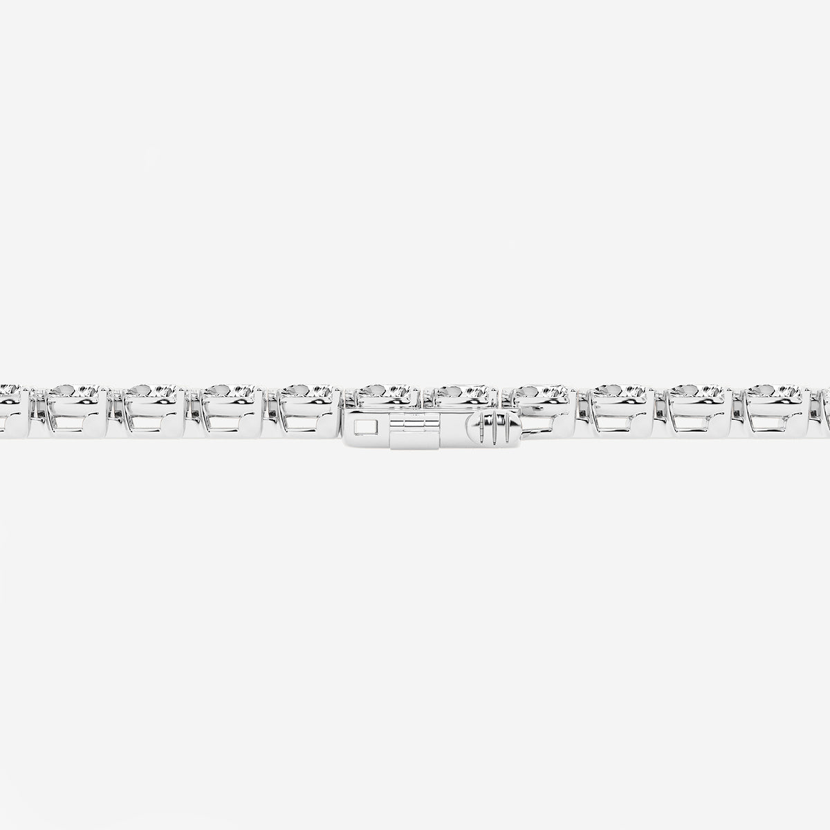 5 ctw Pear Lab Grown Diamond East-West Tennis Bracelet - 7 Inches    Platinum, DE, VS1