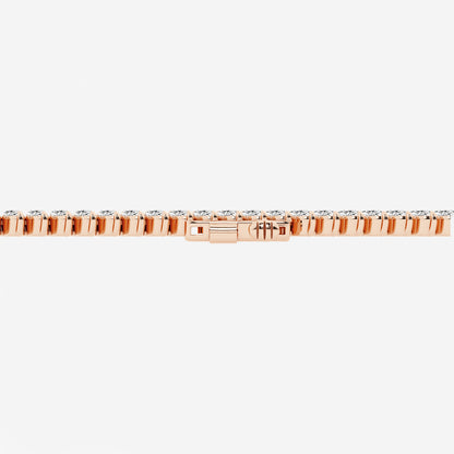 5 ctw Marquise Lab Grown Diamond Diagonal Tennis Bracelet - 7 Inches    14K Rose Gold, DE, VS1