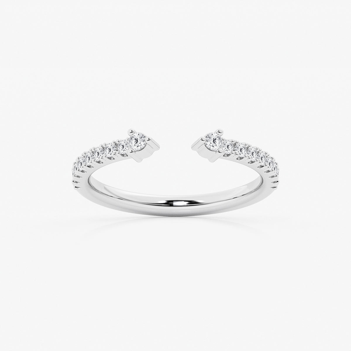 Callie Round Lab Grown Diamond Open Wedding Band