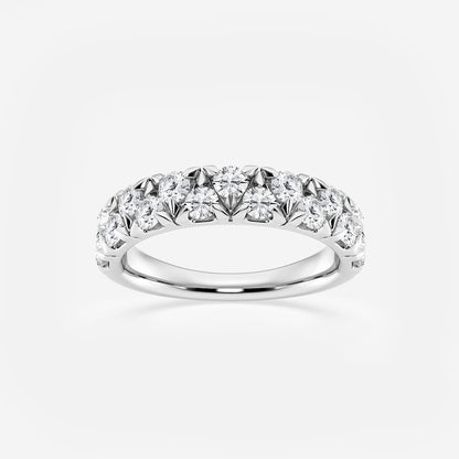Muse Round Lab Grown Diamond Alternating Band
