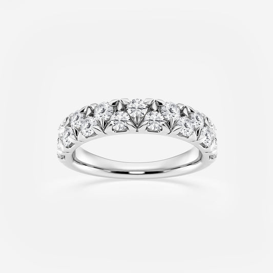 Muse Round Lab Grown Diamond Alternating Band