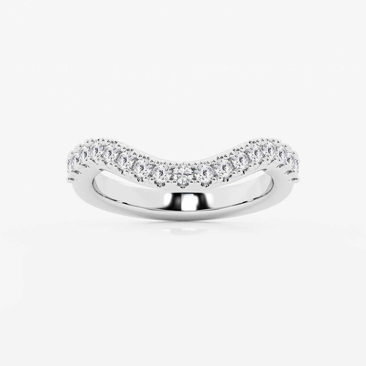 Karla 2/5 ctw Round Lab Grown Diamond Prong Set Wedding Band