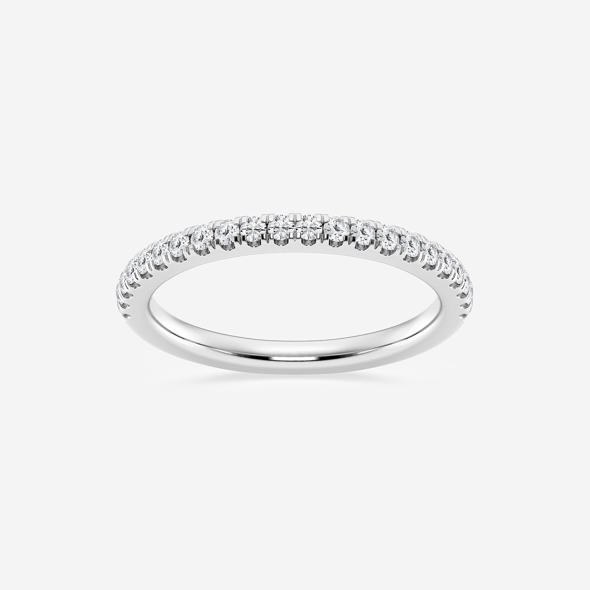 Ivy 1/4 ctw Round Lab Grown Diamond V Prong Wedding Band