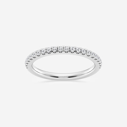 Ivy 1/4 ctw Round Lab Grown Diamond V Prong Wedding Band