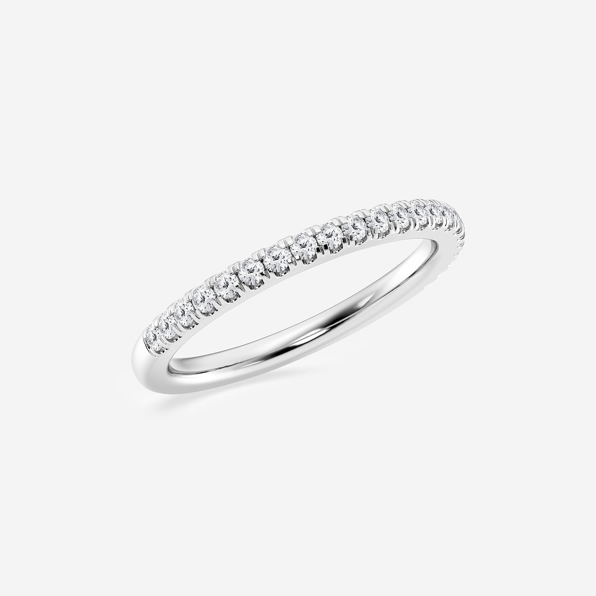 Ivy 1/4 ctw Round Lab Grown Diamond V Prong Wedding Band