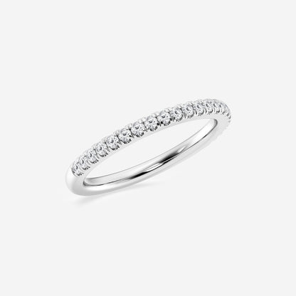 Ivy 1/4 ctw Round Lab Grown Diamond V Prong Wedding Band
