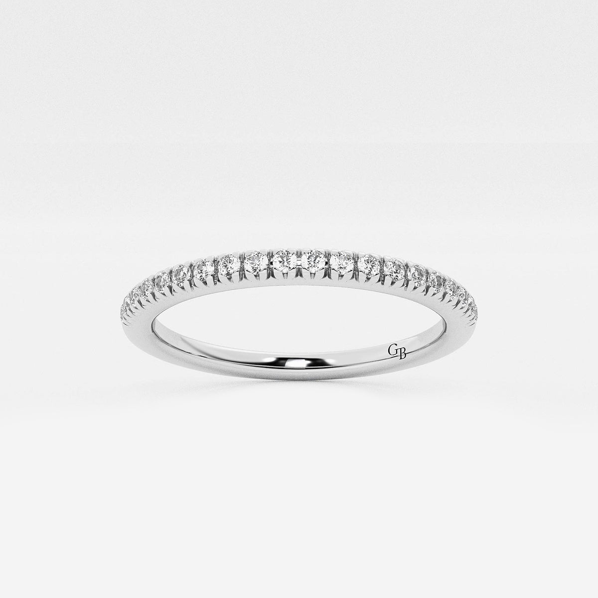 Shylin 1/2 ctw Round Lab Grown Diamond Wedding Band    Platinum, DE, VS1