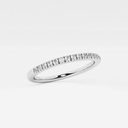 Shylin 1/2 ctw Round Lab Grown Diamond Wedding Band    Platinum, DE, VS1