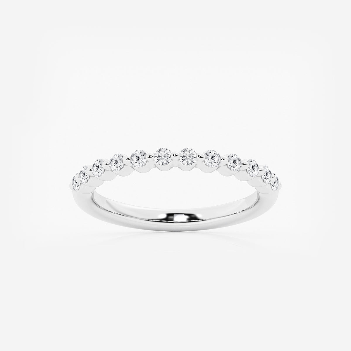 Millie 1/4 ctw Round Lab Grown Diamond Floating Wedding Band