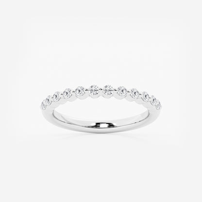 Millie 1/4 ctw Round Lab Grown Diamond Floating Wedding Band