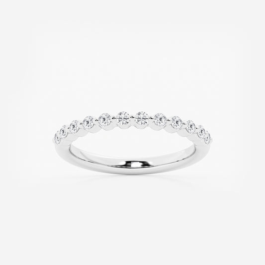 Millie 1/4 ctw Round Lab Grown Diamond Floating Wedding Band