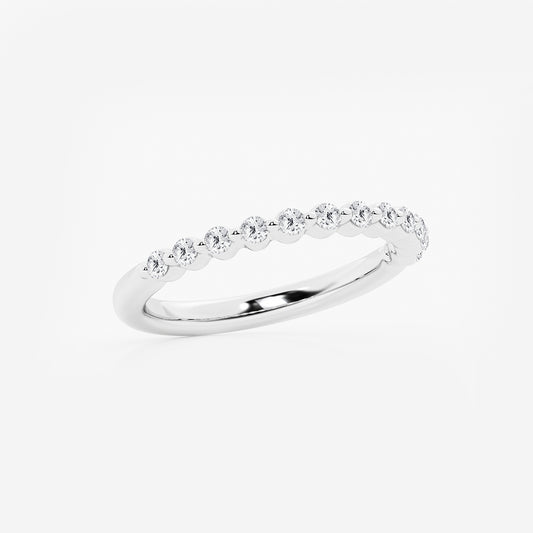 Millie 1/4 ctw Round Lab Grown Diamond Floating Wedding Band