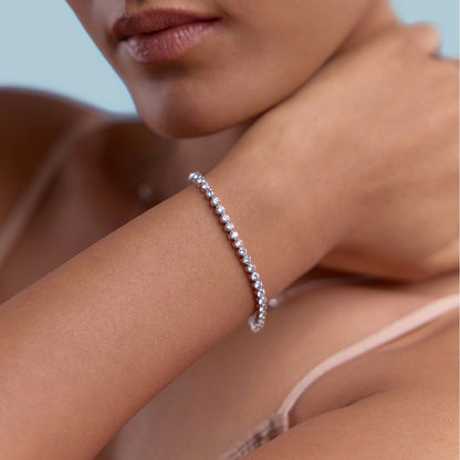 Boundless Eternity Bracelet    14K White Gold, DE, VS1