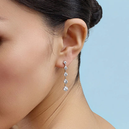 Boundless Drop    14K White Gold, DE, VS1