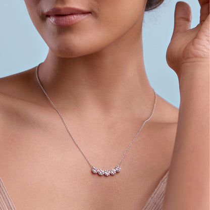 Boundless Arc Diamond Pendant