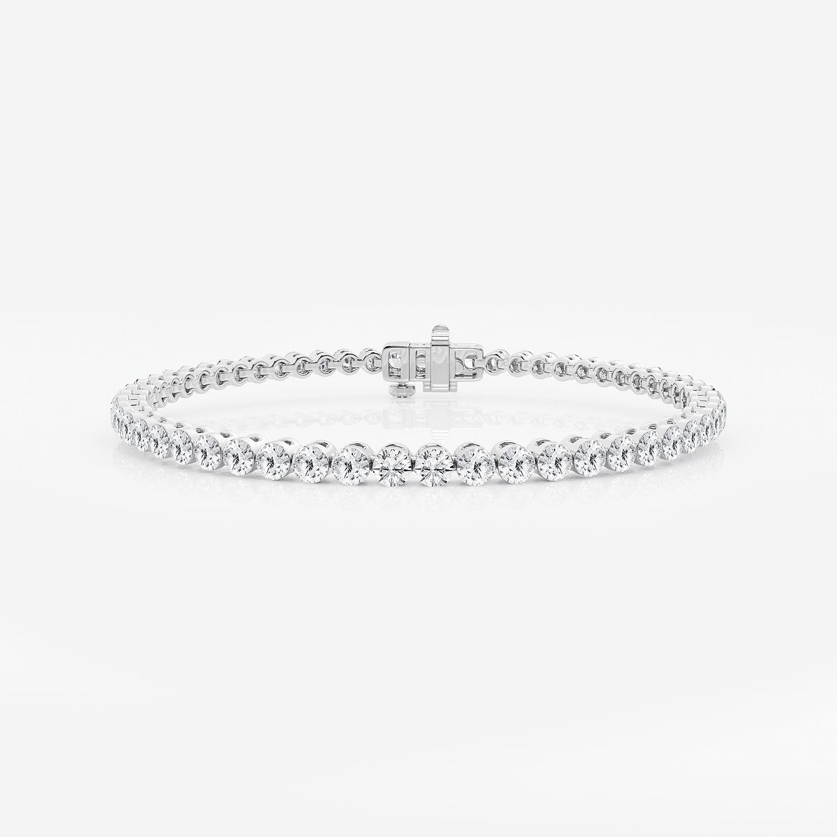 Boundless Eternity Bracelet    14K White Gold, DE, VS1