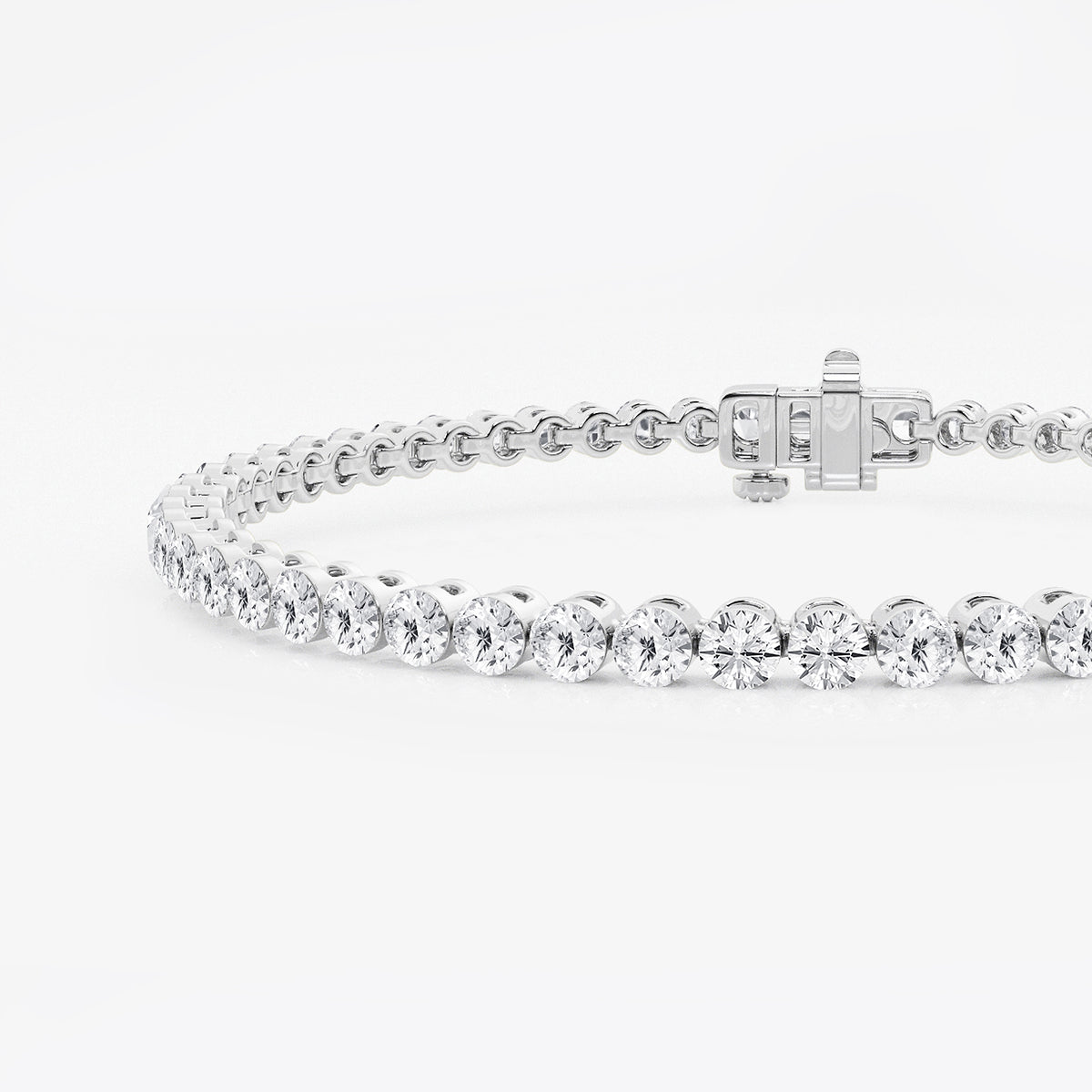 Boundless Eternity Bracelet    14K White Gold, DE, VS1