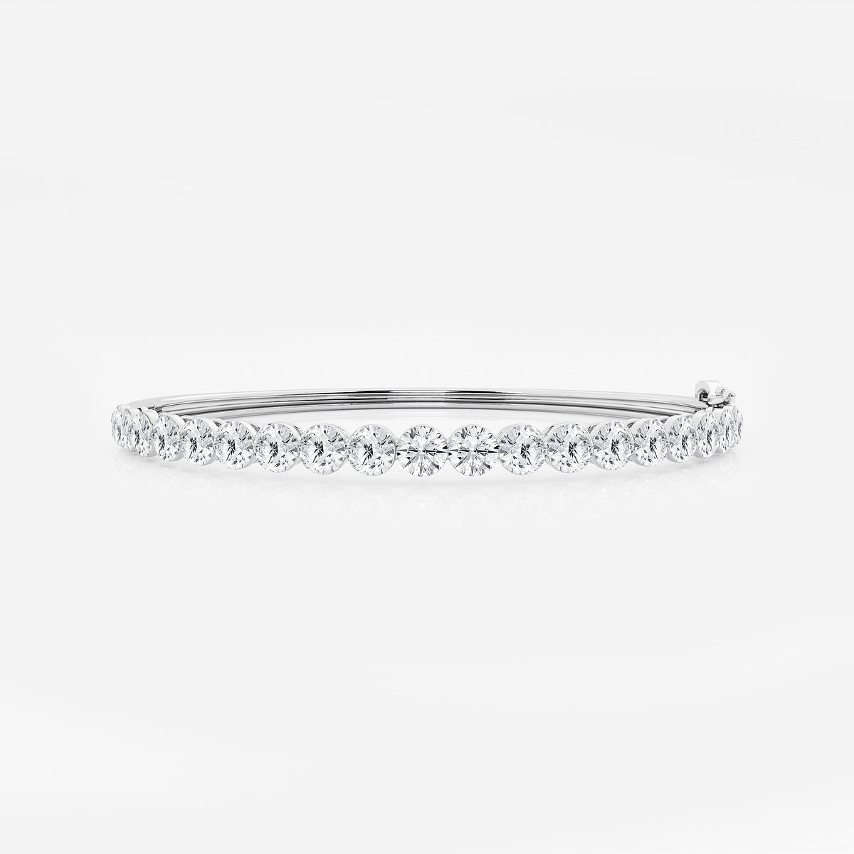 Boundless Orbit Bangle    14K White Gold, DE, VS1