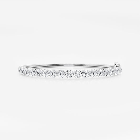 Boundless Orbit Bangle    14K White Gold, DE, VS1