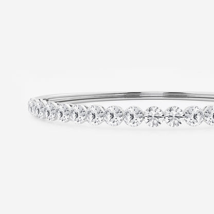 Boundless Orbit Bangle    14K White Gold, DE, VS1