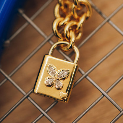 Mirabeau Multi-Shape Lab Grown Diamond Butterfly Lock Pendant