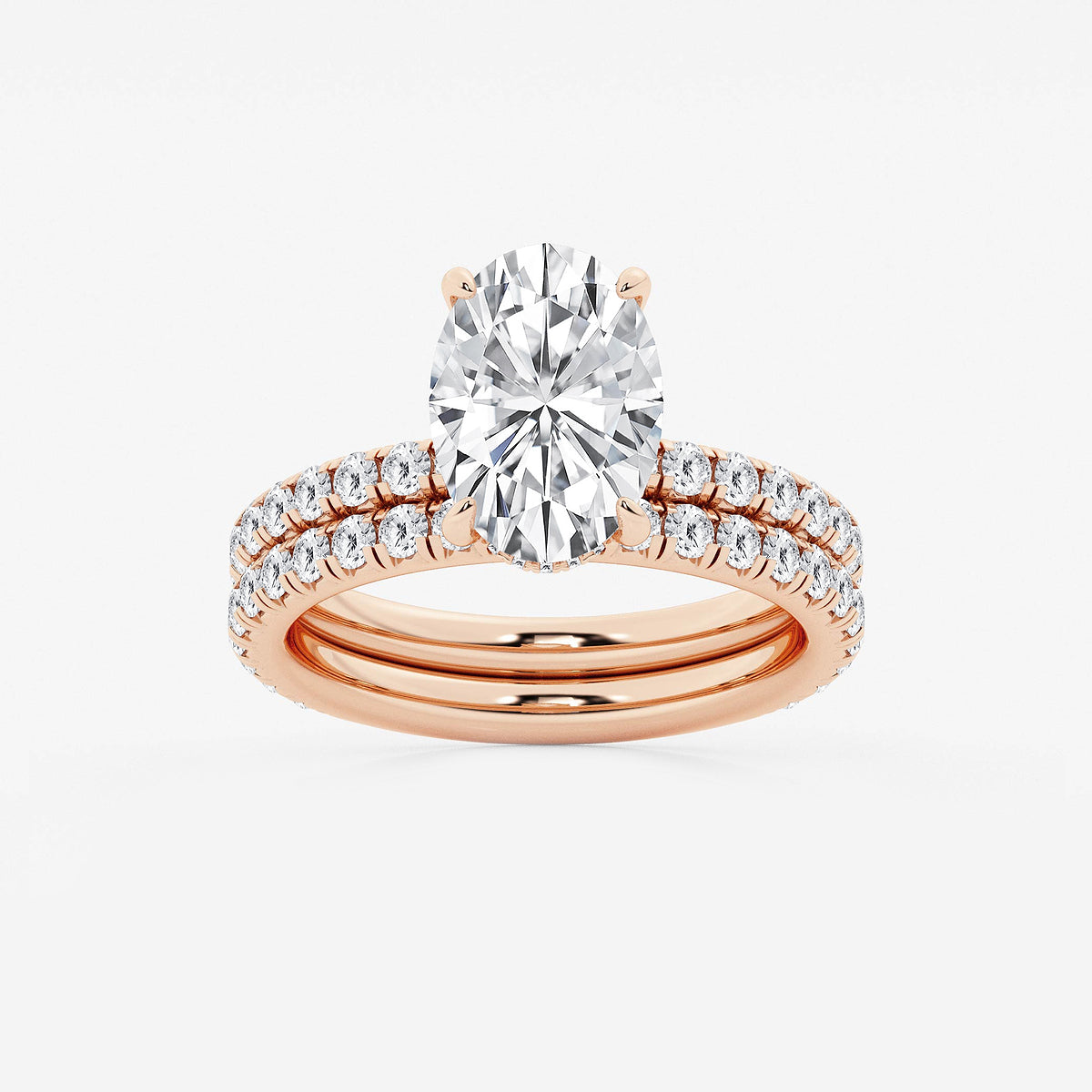Myiah Oval Diamond Bridal Set