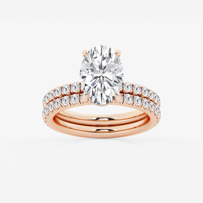 Myiah Oval Diamond Bridal Set