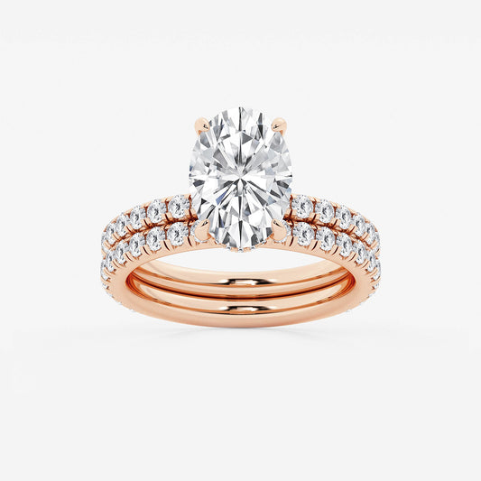 Myiah Oval Diamond Bridal Set