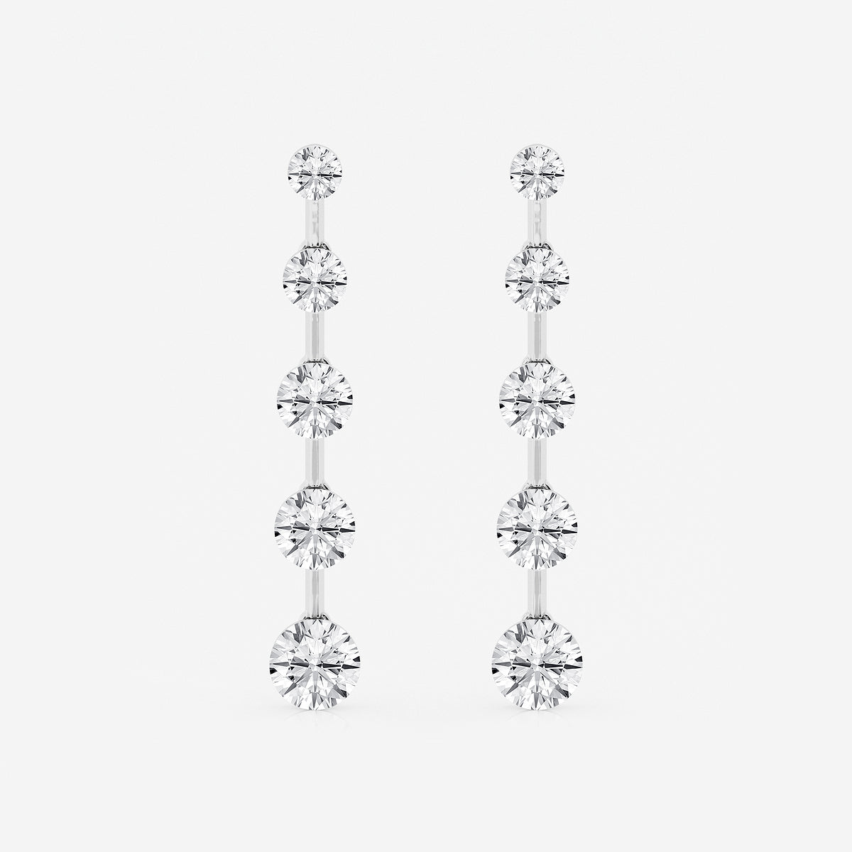 Boundless Drop    14K White Gold, DE, VS1
