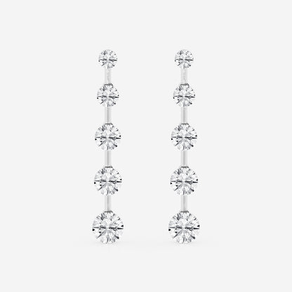 Boundless Drop    14K White Gold, DE, VS1