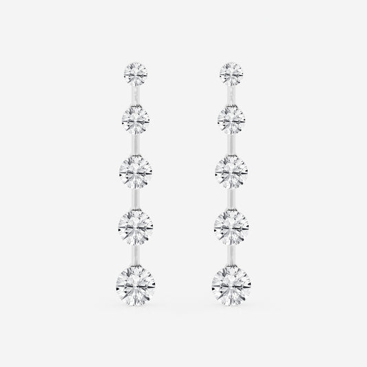 Boundless Drop    14K White Gold, DE, VS1